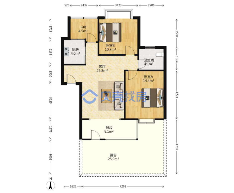 恭喜吳叔42萬拍下四方錦城92平法拍房一套，附贈40平大露臺，撿漏超過五十萬，恭喜恭喜。