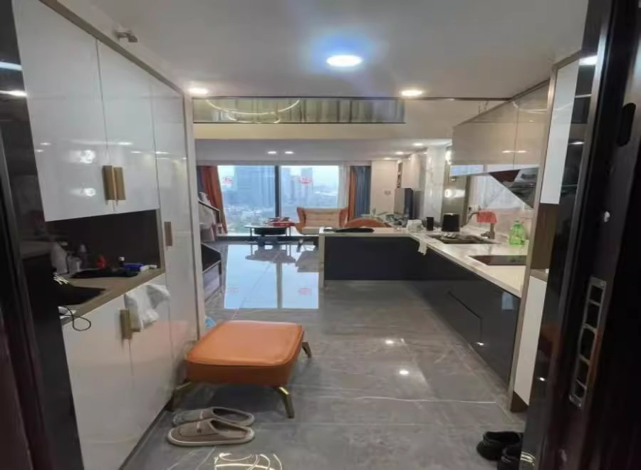 （一線(xiàn)湖景 復(fù)式公寓）熙科梅溪半島法拍房A棟1507室